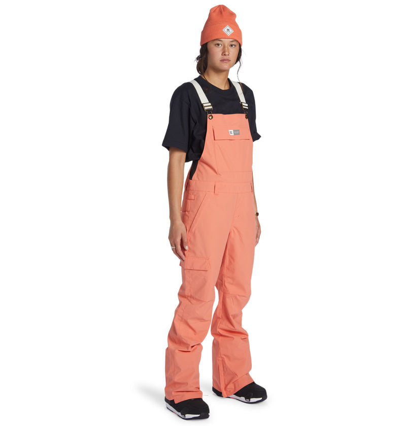 Load image into Gallery viewer, DC Women&#39;s Valiant Bib Snow Pants Coral ADJTP03030_MKA0
