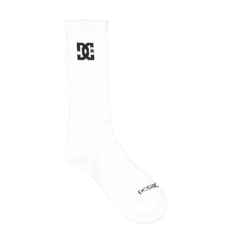 Load image into Gallery viewer, DC Men&#39;s Crew (5 Pairs) Socks Snow White ADYAA03190_WBB0
