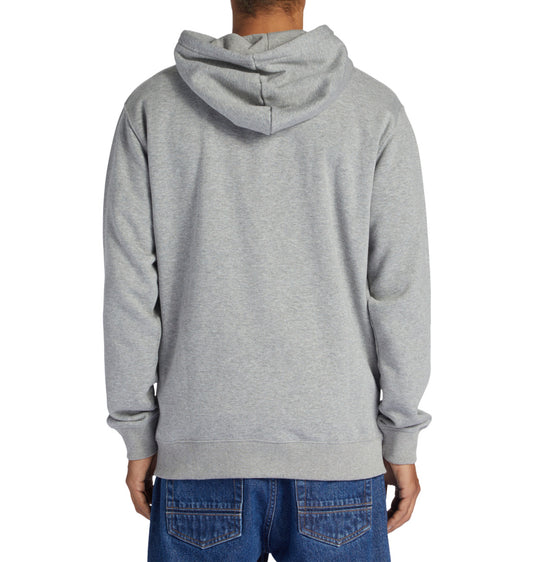 DC Men's Baseline Zip-Up Hoodie Medium Grey Heather ADYFT03389-KPVH