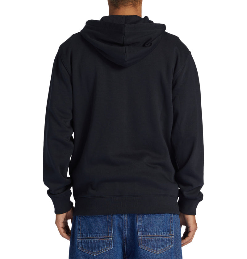 Load image into Gallery viewer, DC Men&#39;s Baseline Zip-Up Hoodie Black ADYFT03389-KVJ0
