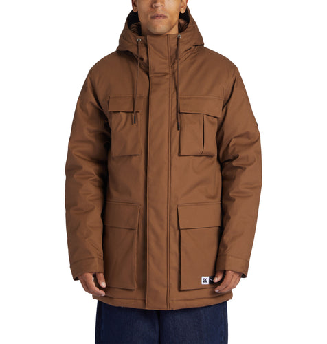 DC Maybury Hooded Parka Bison ADYJK03176-CQT0