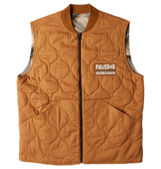 DC Men's No 94 Reversible Worker Vest Chipmunk ADYJK03198_CMW0