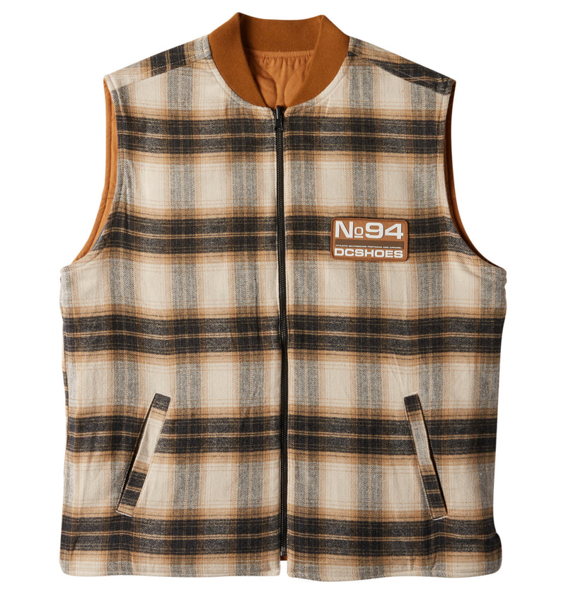 Load image into Gallery viewer, DC Men&#39;s No 94 Reversible Worker Vest Chipmunk ADYJK03198_CMW0
