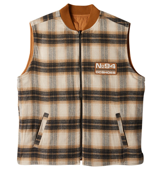 DC Men's No 94 Reversible Worker Vest Chipmunk ADYJK03198_CMW0