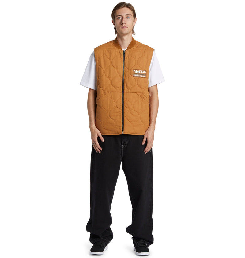 Load image into Gallery viewer, DC Men&#39;s No 94 Reversible Worker Vest Chipmunk ADYJK03198_CMW0
