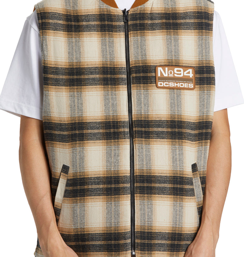 Load image into Gallery viewer, DC Men&#39;s No 94 Reversible Worker Vest Chipmunk ADYJK03198_CMW0
