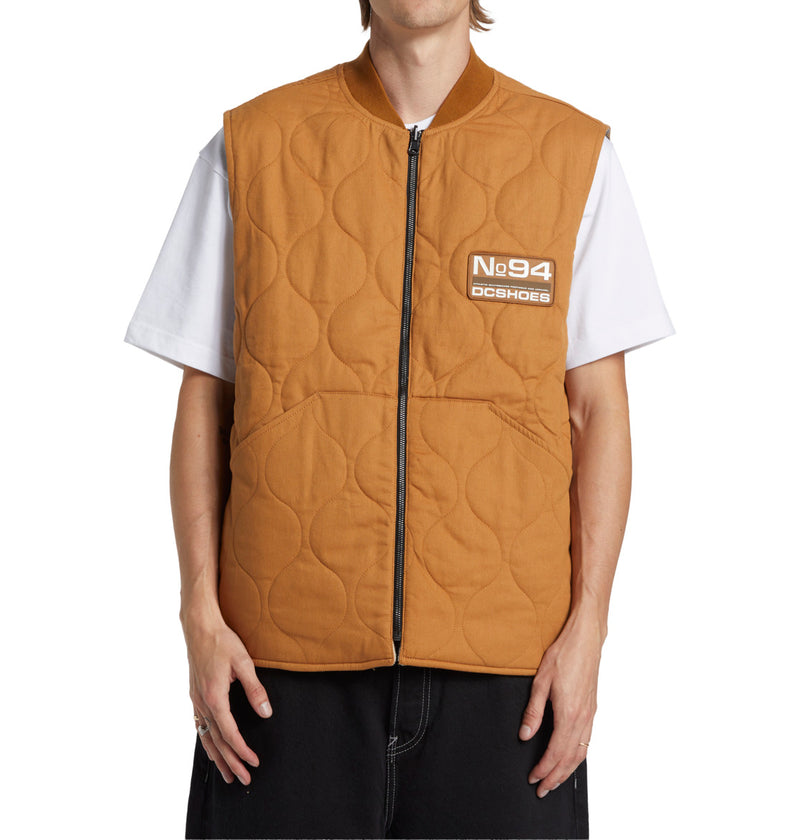 Load image into Gallery viewer, DC Men&#39;s No 94 Reversible Worker Vest Chipmunk ADYJK03198_CMW0
