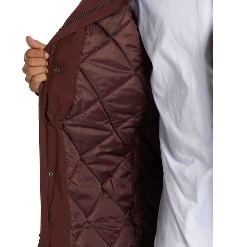 Load image into Gallery viewer, DC Men&#39;s Murrayfield Insulated Parka Jacket Bitter Chocolate ADYJK03200-RSY0
