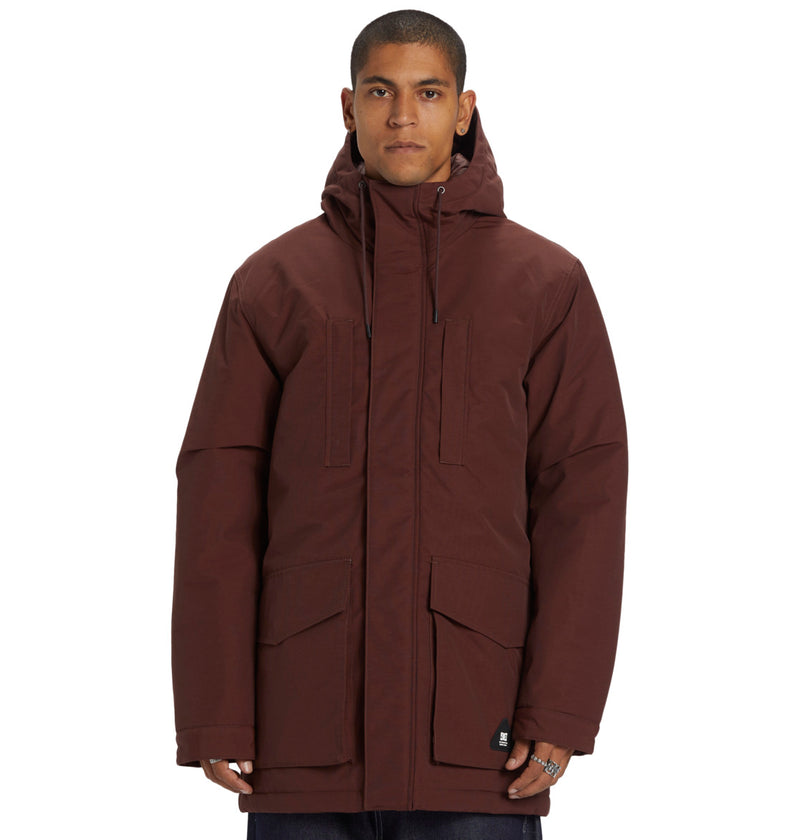 Load image into Gallery viewer, DC Men&#39;s Murrayfield Insulated Parka Jacket Bitter Chocolate ADYJK03200-RSY0
