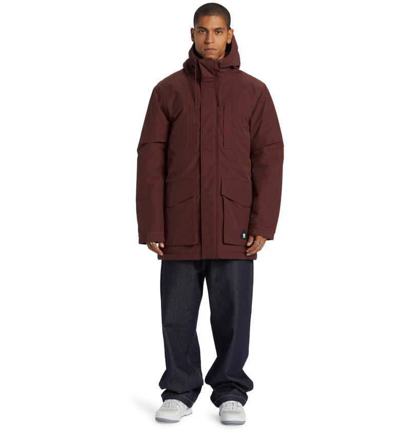 Load image into Gallery viewer, DC Men&#39;s Murrayfield Insulated Parka Jacket Bitter Chocolate ADYJK03200-RSY0
