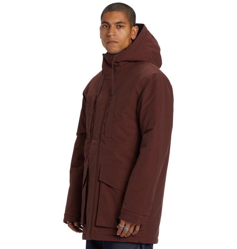 Load image into Gallery viewer, DC Men&#39;s Murrayfield Insulated Parka Jacket Bitter Chocolate ADYJK03200-RSY0
