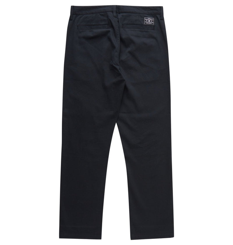 Load image into Gallery viewer, DC Men&#39;s Worker Relaxed Chino Pants Black ADYNP03076_KVJ0
