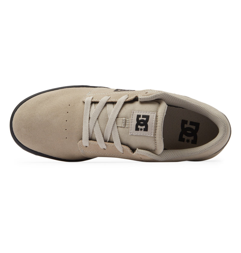 Load image into Gallery viewer, DC Men&#39;s Crisis 2 Leather Shoes Silver/Birch ADYS100647-WEJ0
