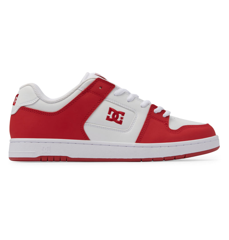 Load image into Gallery viewer, DC Unisex Manteca 4 Leather Shoes White/Red ADYS100765_WRD
