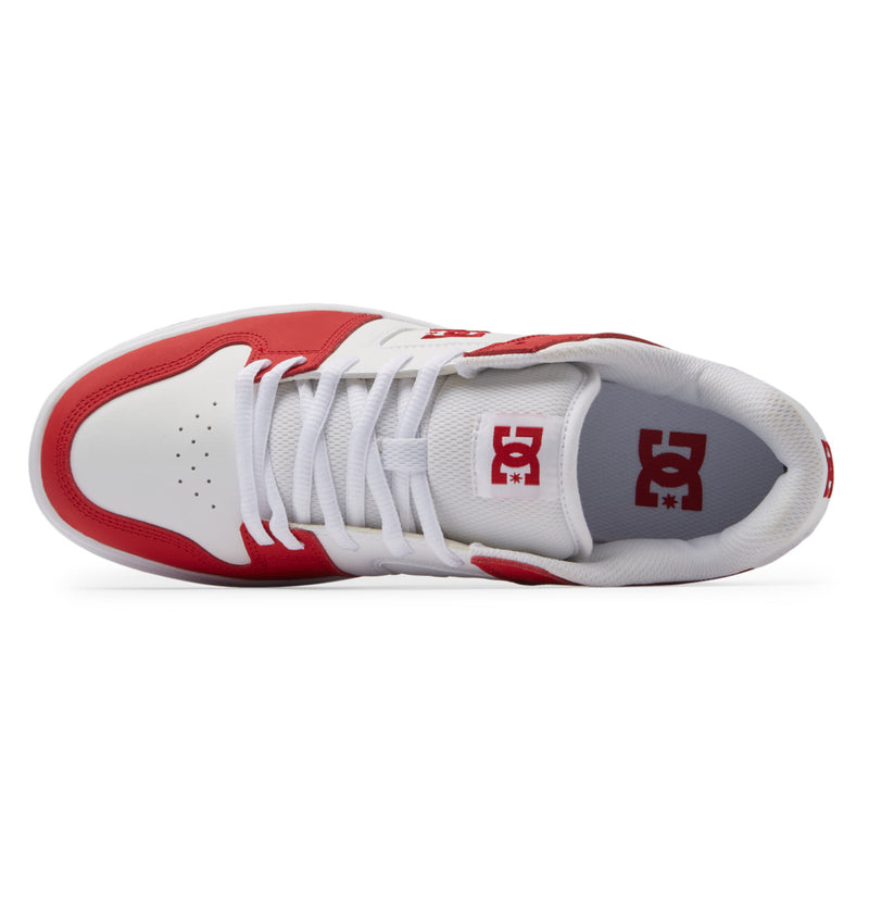 Load image into Gallery viewer, DC Unisex Manteca 4 Leather Shoes White/Red ADYS100765_WRD
