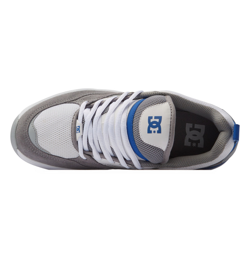 Load image into Gallery viewer, DC Men&#39;s Ascend Lace up Shoes White/Grey/Blue ADYS100844-XWSB
