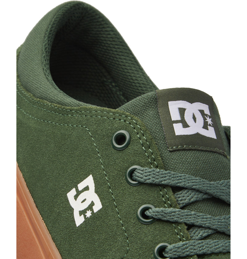 Load image into Gallery viewer, DC Men&#39;s Trase Suede Shoes Green/Gum ADYS300172-GNM
