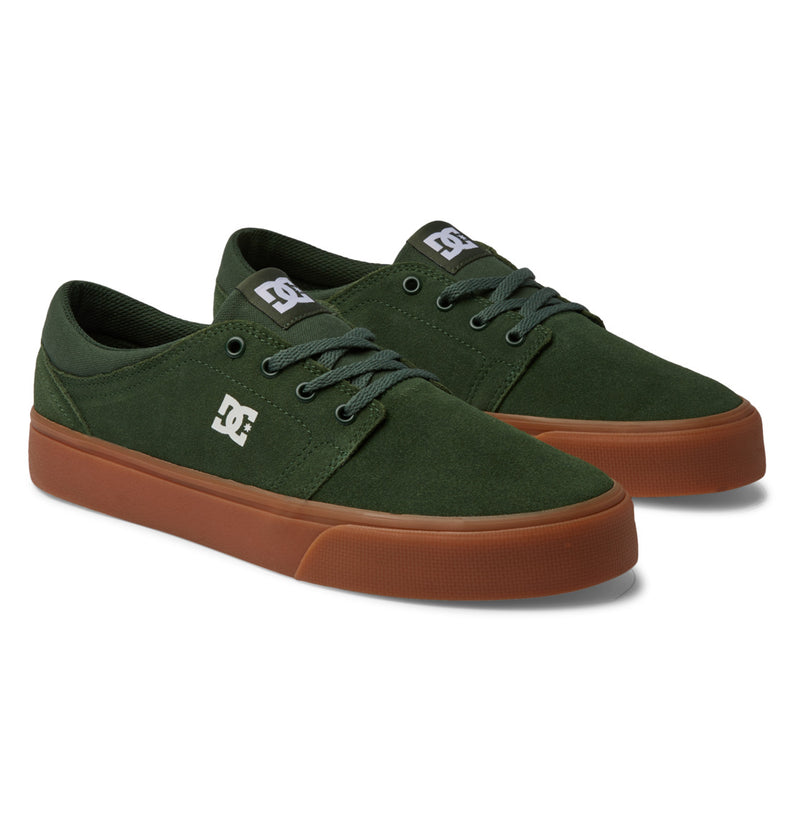 Load image into Gallery viewer, DC Men&#39;s Trase Suede Shoes Green/Gum ADYS300172-GNM
