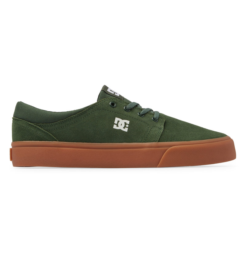 Load image into Gallery viewer, DC Men&#39;s Trase Suede Shoes Green/Gum ADYS300172-GNM
