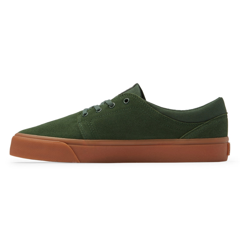 Load image into Gallery viewer, DC Men&#39;s Trase Suede Shoes Green/Gum ADYS300172-GNM
