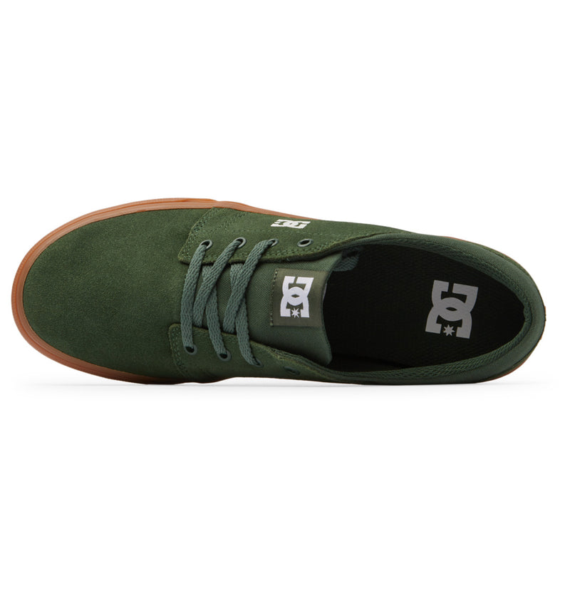 Load image into Gallery viewer, DC Men&#39;s Trase Suede Shoes Green/Gum ADYS300172-GNM
