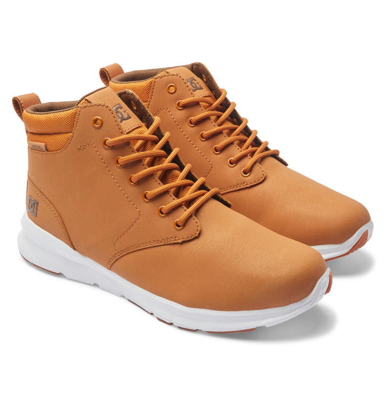 Load image into Gallery viewer, DC Men&#39;s Mason 2 Water Resistant Leather Shoes Wheat/Turkish Coffee ADYS700216_TTC
