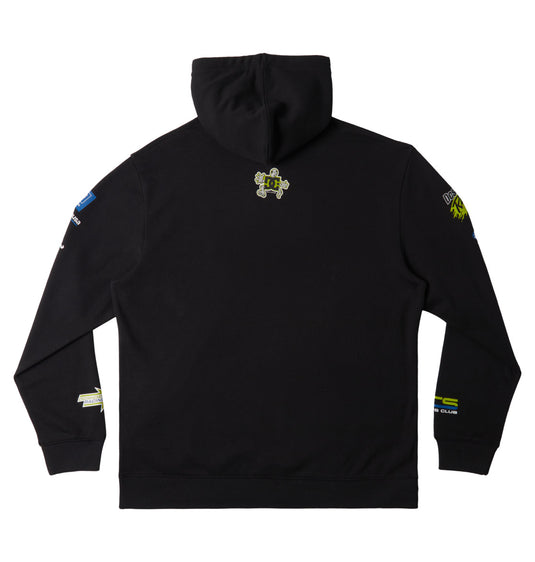 DC Men's Racing Pullover Hoodie Black ADYSF03130_KVJ0