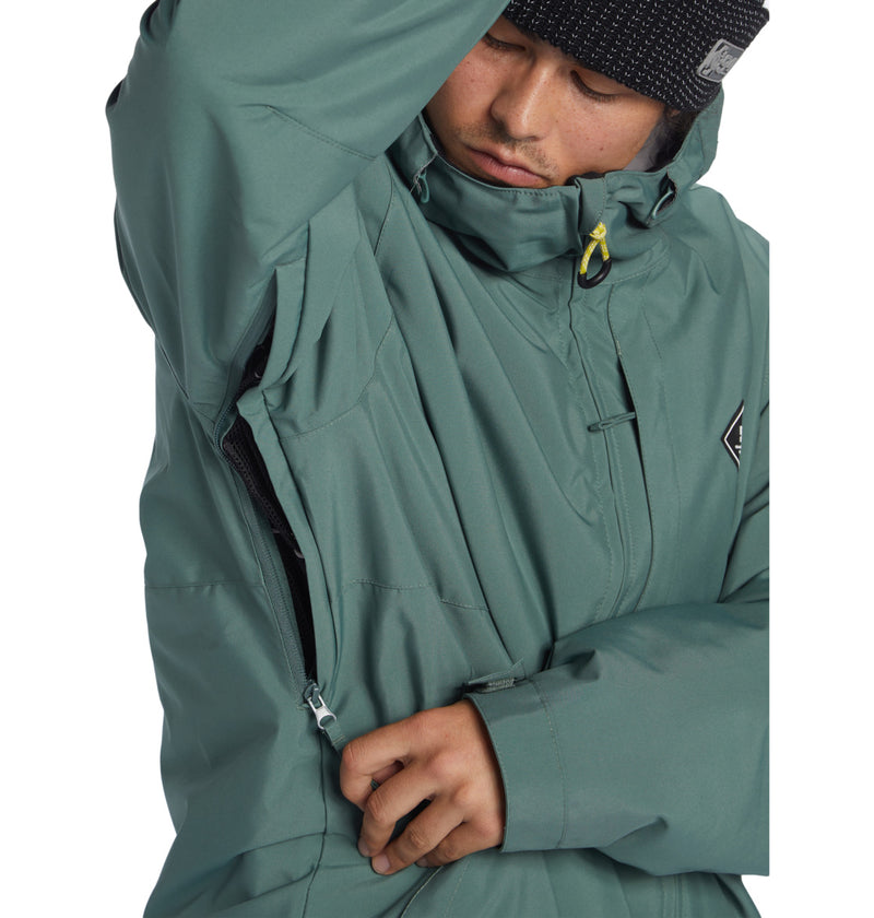 Load image into Gallery viewer, DC Unisex Basis Snow Jacket Dark Forest ADYTJ03080_BPG0
