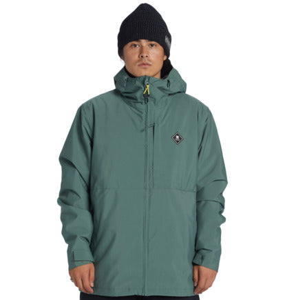 Load image into Gallery viewer, DC Unisex Basis Snow Jacket Dark Forest ADYTJ03080_BPG0
