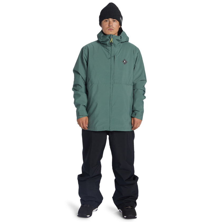 Load image into Gallery viewer, DC Unisex Basis Snow Jacket Dark Forest ADYTJ03080_BPG0
