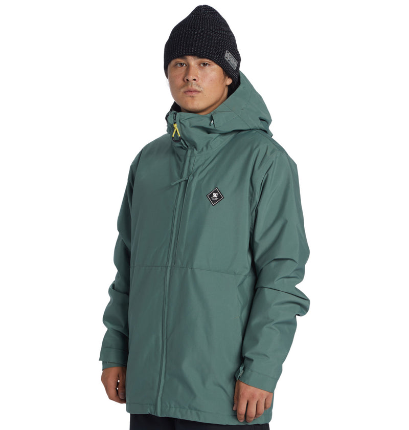 Load image into Gallery viewer, DC Unisex Basis Snow Jacket Dark Forest ADYTJ03080_BPG0
