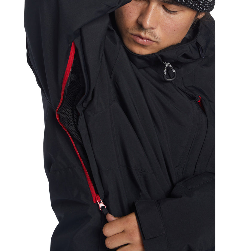 Load image into Gallery viewer, DC Unisex Basis Snow Jacket Black ADYTJ03080_KVJ0
