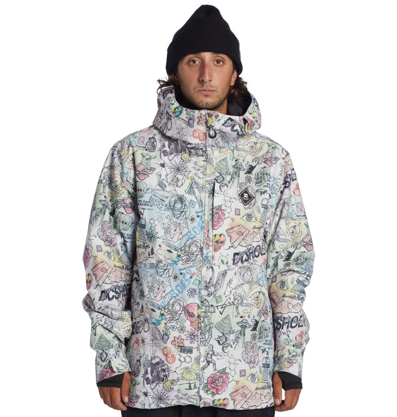 Load image into Gallery viewer, DC Unisex Basis Snow Jacket Vision Quest ADYTJ03081_XWBG
