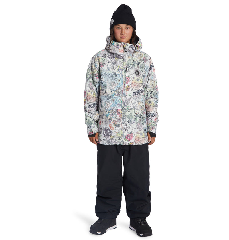 Load image into Gallery viewer, DC Unisex Basis Snow Jacket Vision Quest ADYTJ03081_XWBG
