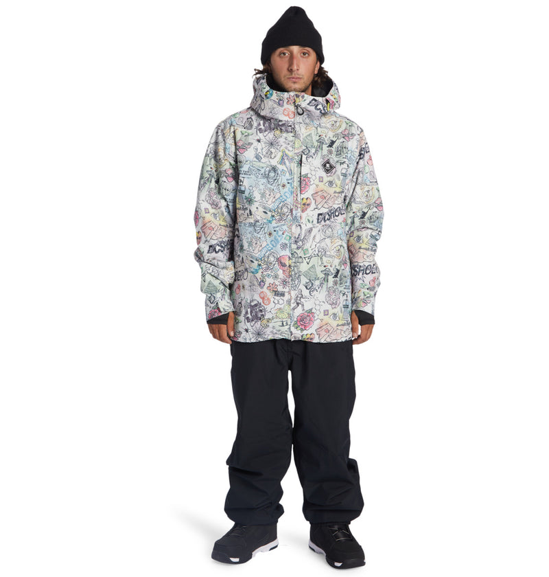 Load image into Gallery viewer, DC Unisex Basis Snow Jacket Vision Quest ADYTJ03081_XWBG
