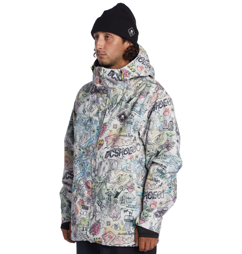 Load image into Gallery viewer, DC Unisex Basis Snow Jacket Vision Quest ADYTJ03081_XWBG
