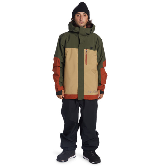 DC Men's Defiant Snow Jacket Deep Depths ADYTJ03084_CZC0