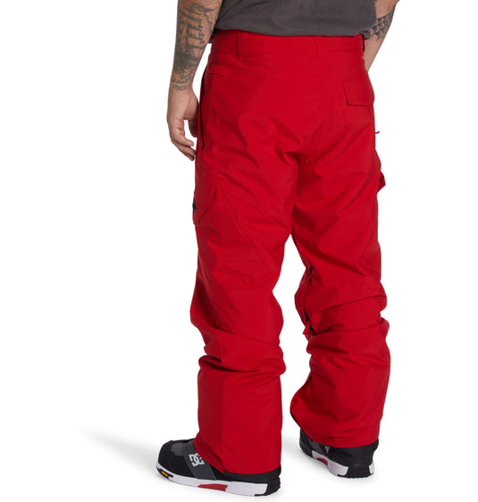 DC Men's Banshee Technical Snow Pants Barbados Cherry ADYTP03042_RZN0