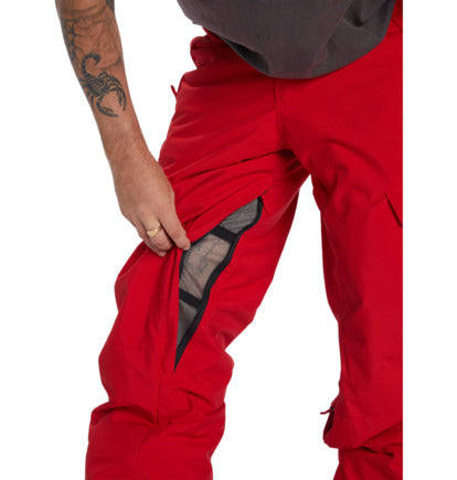 DC Men's Banshee Technical Snow Pants Barbados Cherry ADYTP03042_RZN0