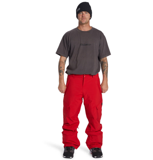 DC Men's Banshee Technical Snow Pants Barbados Cherry ADYTP03042_RZN0