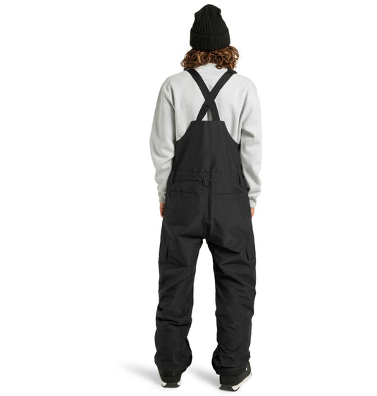 DC Men's Docile Bib Snow Pants Black ADYTP03052_KVJ0