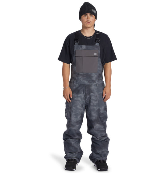 DC Men's Docile Bib Snow Pants Overspray ADYTP03052_XKSS