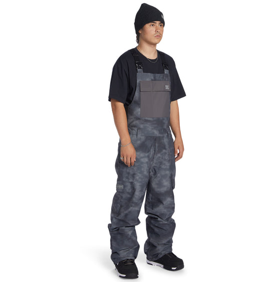 DC Men's Docile Bib Snow Pants Overspray ADYTP03052_XKSS