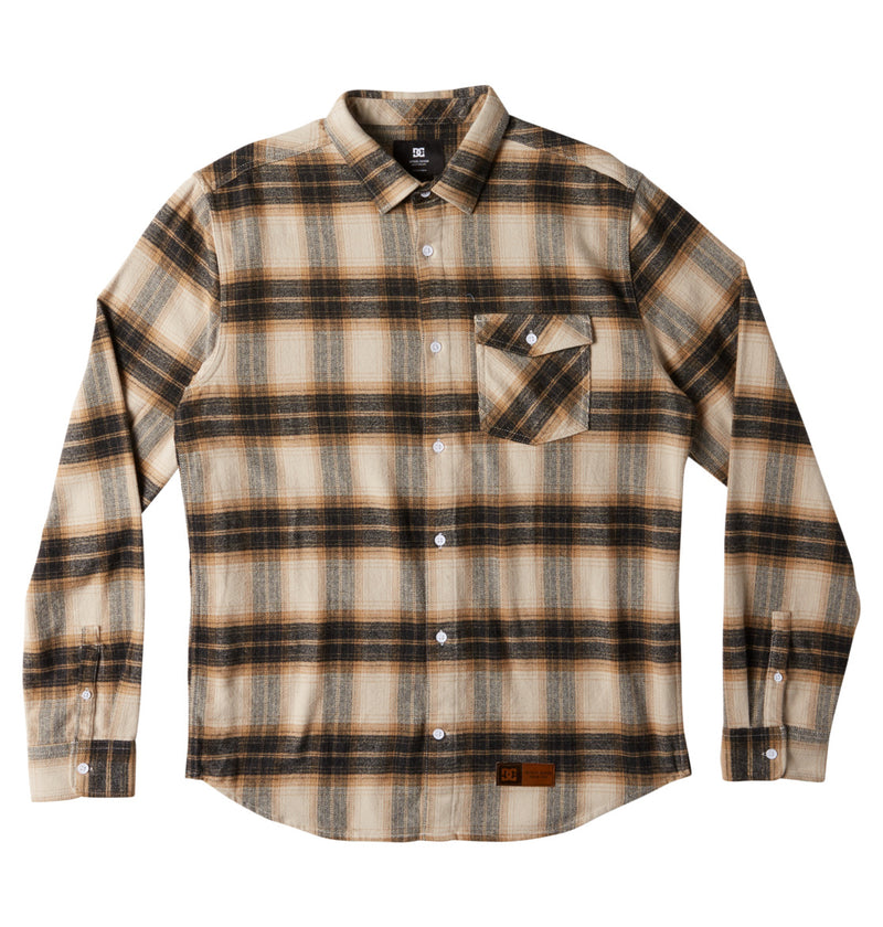 Load image into Gallery viewer, DC Men&#39;s Marshal Flannel Silver Lining Plaid ADYWT03105_XCCK
