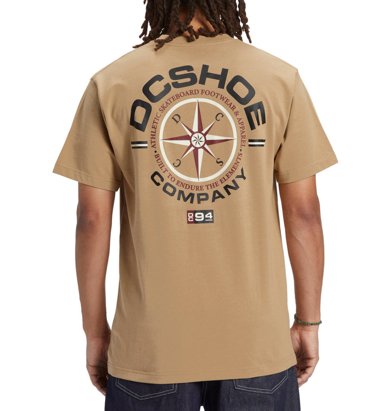 Load image into Gallery viewer, DC Men&#39;s Compass T-Shirt Incense ADYZT05342-CJZ0
