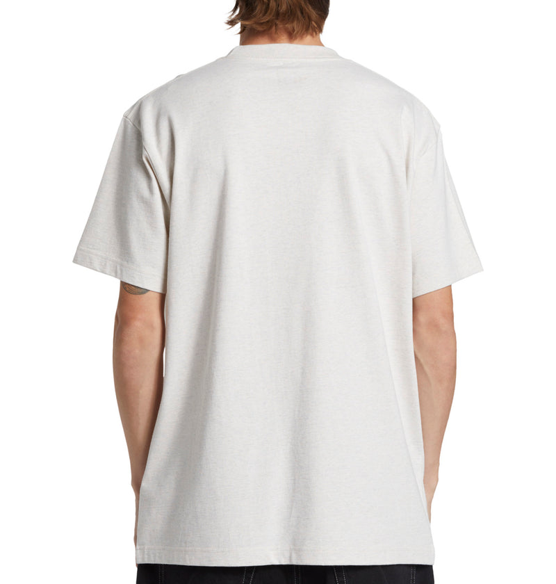 Load image into Gallery viewer, DC Men&#39;s No 94 Worker Short Sleeves T-shirt Snow Heather ADYZT05434_SCVW
