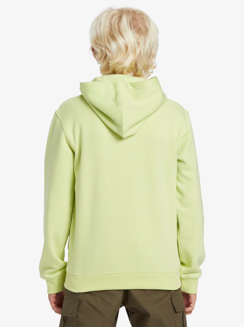 Load image into Gallery viewer, Quiksilver Kids&#39; Big Logo Pullover Hoodie Shadow Lime AQBFT03099_GCQ0
