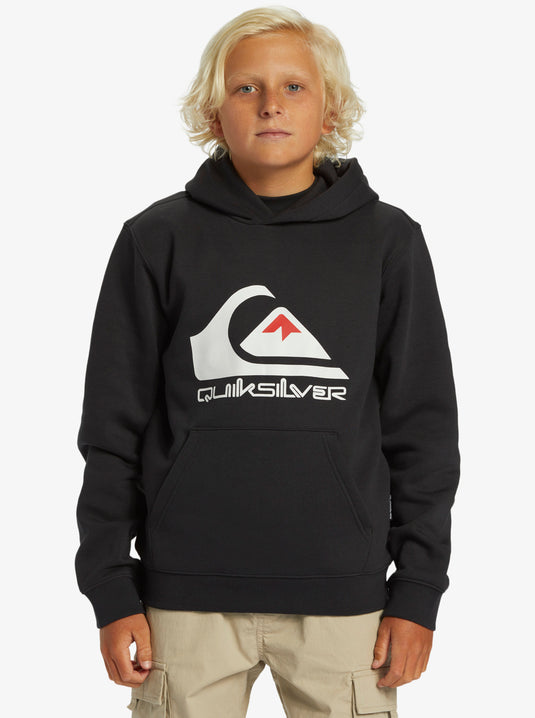 Quiksilver Kids' Big Logo Pullover Hoodie Black AQBFT03099_KVJ0