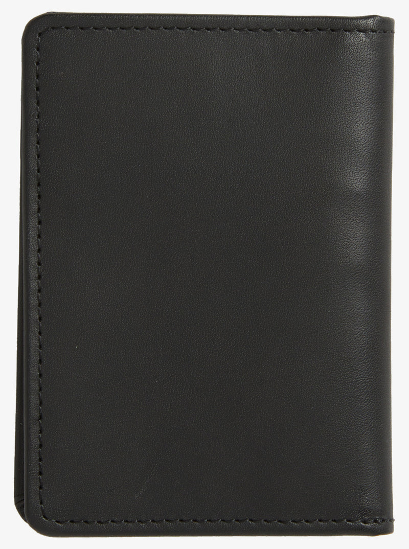 Load image into Gallery viewer, Quiksilver Men&#39;s Mack Cardy Bi-Fold Wallet Black AQYAA03408-KVJ0
