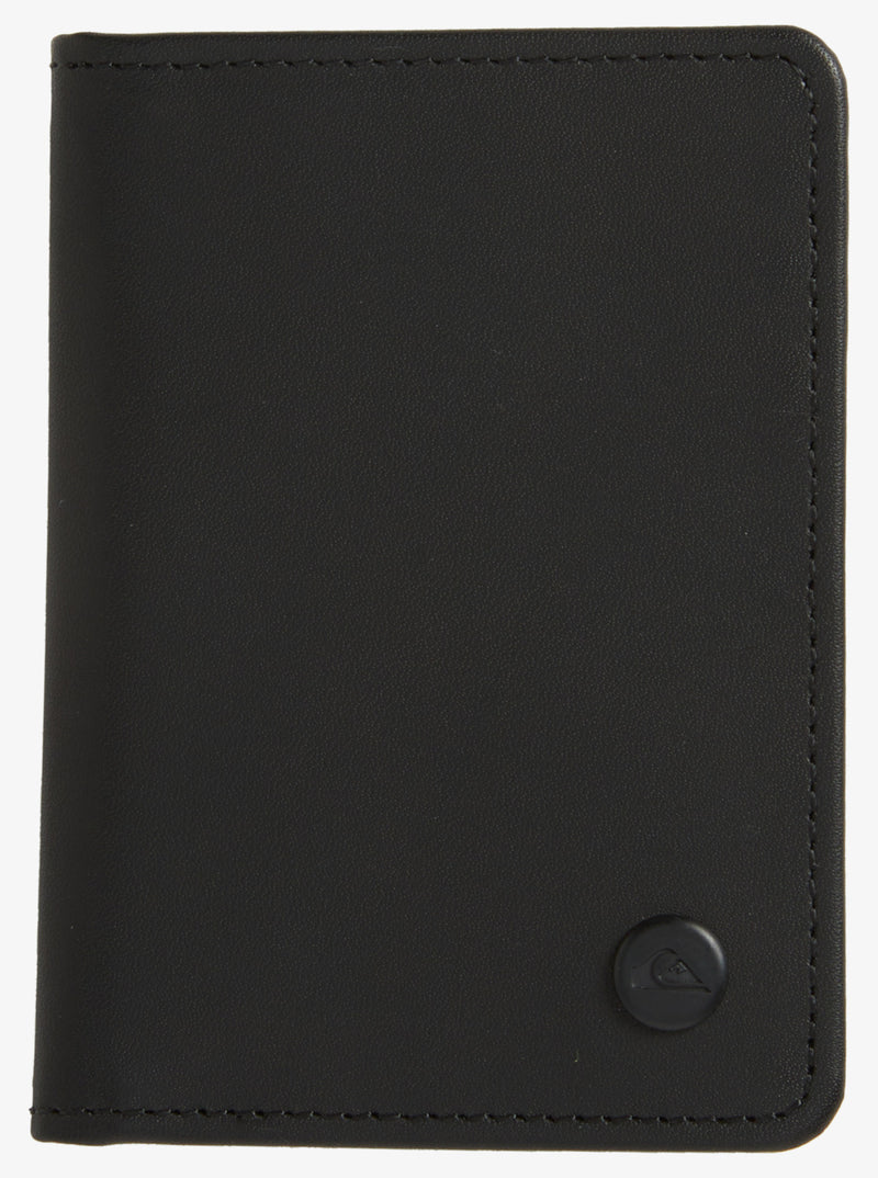 Load image into Gallery viewer, Quiksilver Men&#39;s Mack Cardy Bi-Fold Wallet Black AQYAA03408-KVJ0
